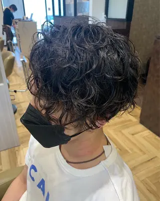 メンズ 深井 さやのヘアスタイル