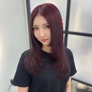 セミロング カラー Ren. 🦋デザインカラーのヘアスタイル