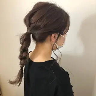 ロング カラー ヘアアレンジ 髪質改善/レイヤー/ お顔まわり/Ami.のヘアスタイル
