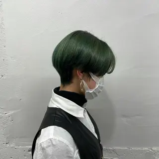 ショート カラー 🧡艶髪/エクステ 🫧🧡YUKI❄️のヘアスタイル