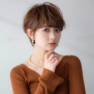 ショート パーマ 浅沼 ゆいのヘアスタイル
