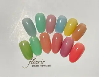 ネイル フルリール 【プライベートサロンのネイルデザイン