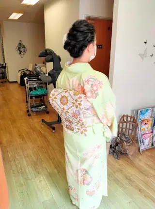 ヘアアレンジ 花魁変幻処 椛かぐら inヘアサロンクレアのマツエク・マツパデザイン