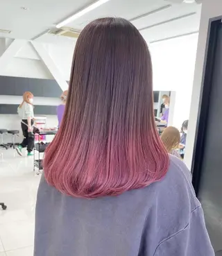 ミディアム カラー ヘアアレンジ 💗無料カットモデル 募集中yu-ki💗のヘアスタイル