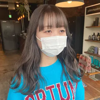 ロング カラー 透け感カラー/ momo🦕のヘアスタイル