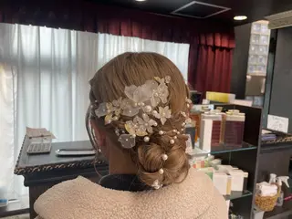 セミロング 量産ヘアセット/ ヘアメAyakaのヘアスタイル