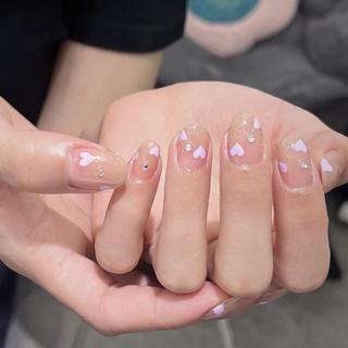 ネイル By moonネイル 🌷ワンホン/韓国風のネイルデザイン