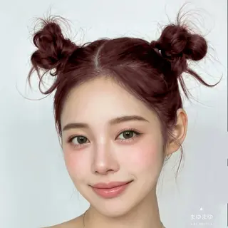 ロング ヘアアレンジ Eyedor まつパ／眉毛専門店のマツエク・マツパデザイン