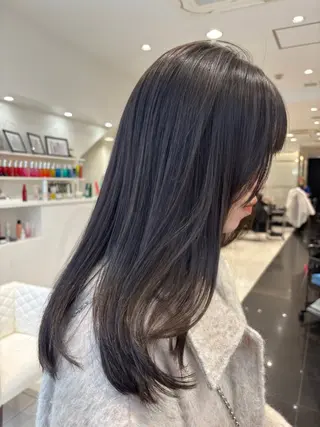 ロング カラー BiBi 武田 あやのヘアスタイル