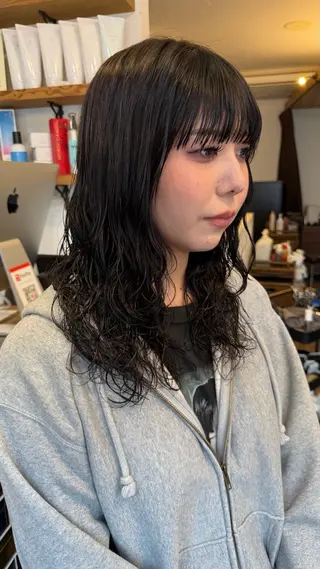ミディアム nendo kanaのヘアスタイル