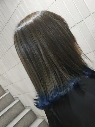 ミディアム カラー Cecilhair 店長松本のヘアスタイル