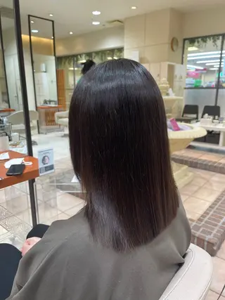 セミロング カネヒラ リョウスケのヘアスタイル
