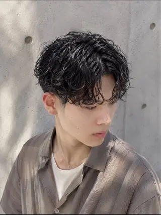 ショート メンズ 似合わせ×ケア 質感🫧シオンのヘアスタイル