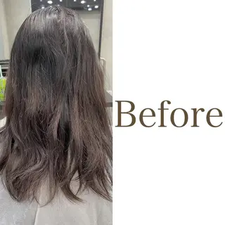 セミロング カラー ヘアアレンジ FAAM Tsuneのヘアスタイル