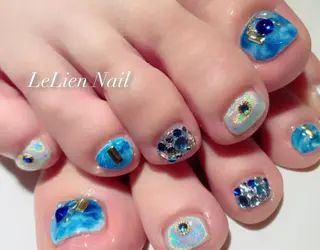 ネイル モチの良さ◉ フィルインネイル♡のネイルデザイン