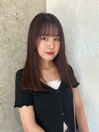 ロング カラー eim AYUKAのヘアスタイル