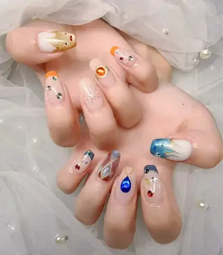 ネイル ラベンダー💖日暮里 ルル💖ネイルのネイルデザイン