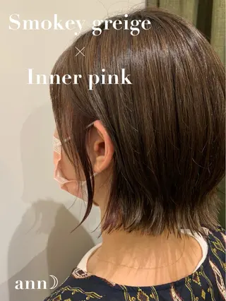 ショート カラー 韓国スタイル🇰🇷 annaのヘアスタイル