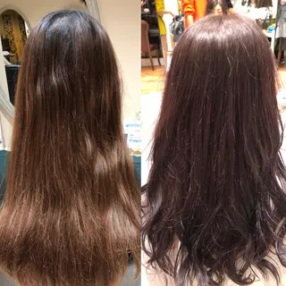 ロング カラー Soleria 田中慎一のヘアスタイル