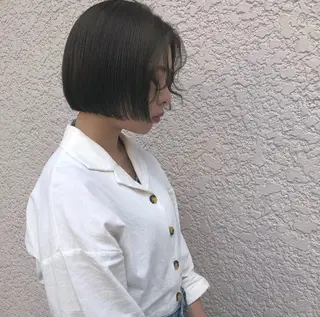 ミディアム カラー yajima Moemiのヘアスタイル