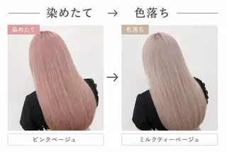 セミロング 🦋色落ちまで綺麗に 🦋KOKIのヘアスタイル