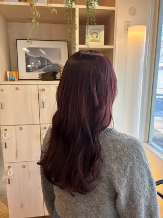 カラー 暖色❤️艶カラー/ あおいのヘアスタイル