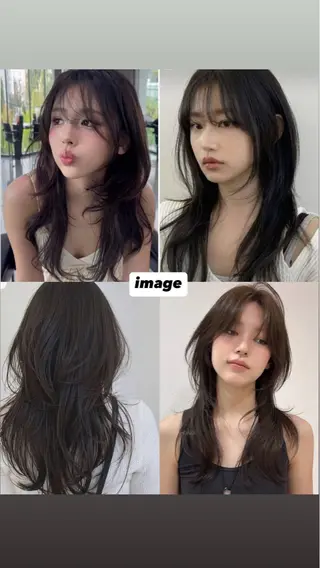 ロング 泉 堅也のヘアスタイル