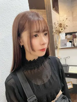 セミロング 高原 ジュンのヘアスタイル
