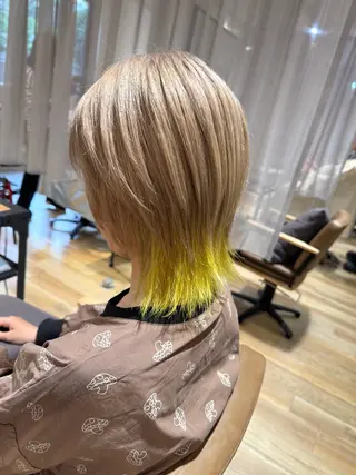 ショート カラー ツチイ リョウタのヘアスタイル