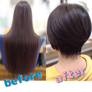 ロング 森長 咲子のヘアスタイル