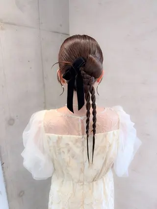 ヘアアレンジ はやしほのか| マンツーマン美容師のヘアスタイル