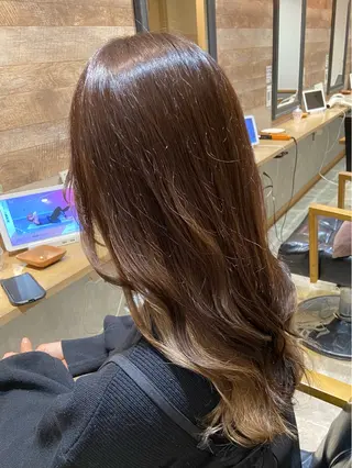 セミロング カラー SAITO YUTAのヘアスタイル