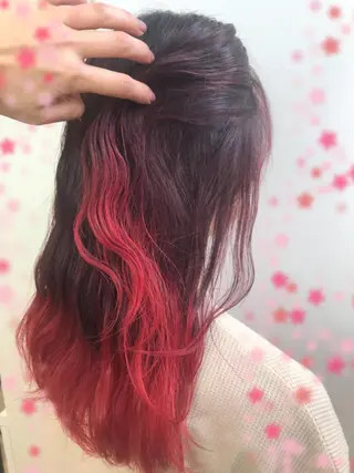 ミディアム カラー 新宿駅近♡個室 ♡関口三都季🌜のヘアスタイル
