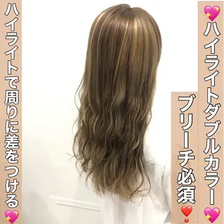 ロング カラー 💖ブリーチなし透明 感💖ASAHIのヘアスタイル