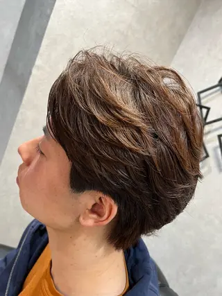 ミディアム パーマ 🌈予約の98%パ ーマ⭕️🌈福本のヘアスタイル