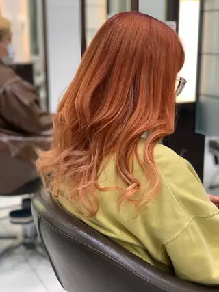 ロング カラー 森 広樹のヘアスタイル