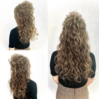 ロング カラー ヘアアレンジ キッズ 💜美髪特化💜 MASAのヘアスタイル