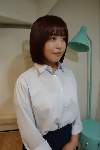 ショート カラー mitsuki ブリーチモデルのヘアスタイル