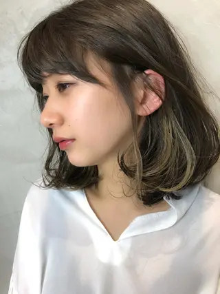 ミディアム 🌟髪質改善/透明感 🌟代表RYOのヘアスタイル