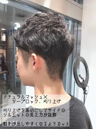 ショート ヘアアレンジ メンズ メンズパーマ特化/ メッシュ/薫/店長のヘアスタイル