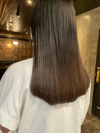 ロング カラー パーマ ヘアアレンジ くびれレイヤー/艶 カラー　MADOKAのヘアスタイル