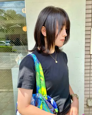 ミディアム Sabby氏川洸希 パーマのヘアスタイル