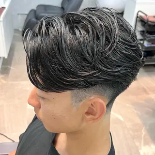 ショート パーマ メンズ 3月〜お店変わります 詳しくはインスタまでのヘアスタイル