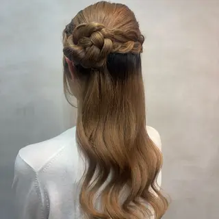 ロング nanoha¦銀座¦ 推し活ヘアアレンジのヘアスタイル