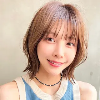 セミロング カラー パーマ ヘアアレンジ メンズ キッズ 丁寧なカウンセリング 🌿Chiemi🌿のヘアスタイル