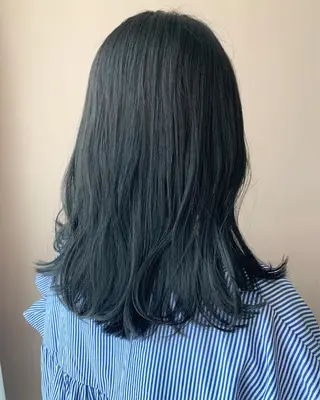 ロング カラー hubhair レイヤー/透明感のヘアスタイル