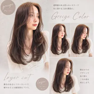 ロング カラー 縮毛矯正✨🫧 レイヤー川村利幸のヘアスタイル