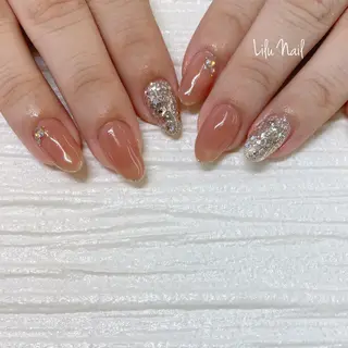 ネイル モチの良さ◉ フィルインネイル♡のネイルデザイン
