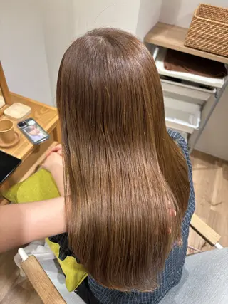 セミロング カラー RINNO🌷透明感 カラー/髪質改善のヘアスタイル