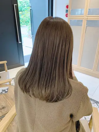 ミディアム カラー チバ タクミのヘアスタイル